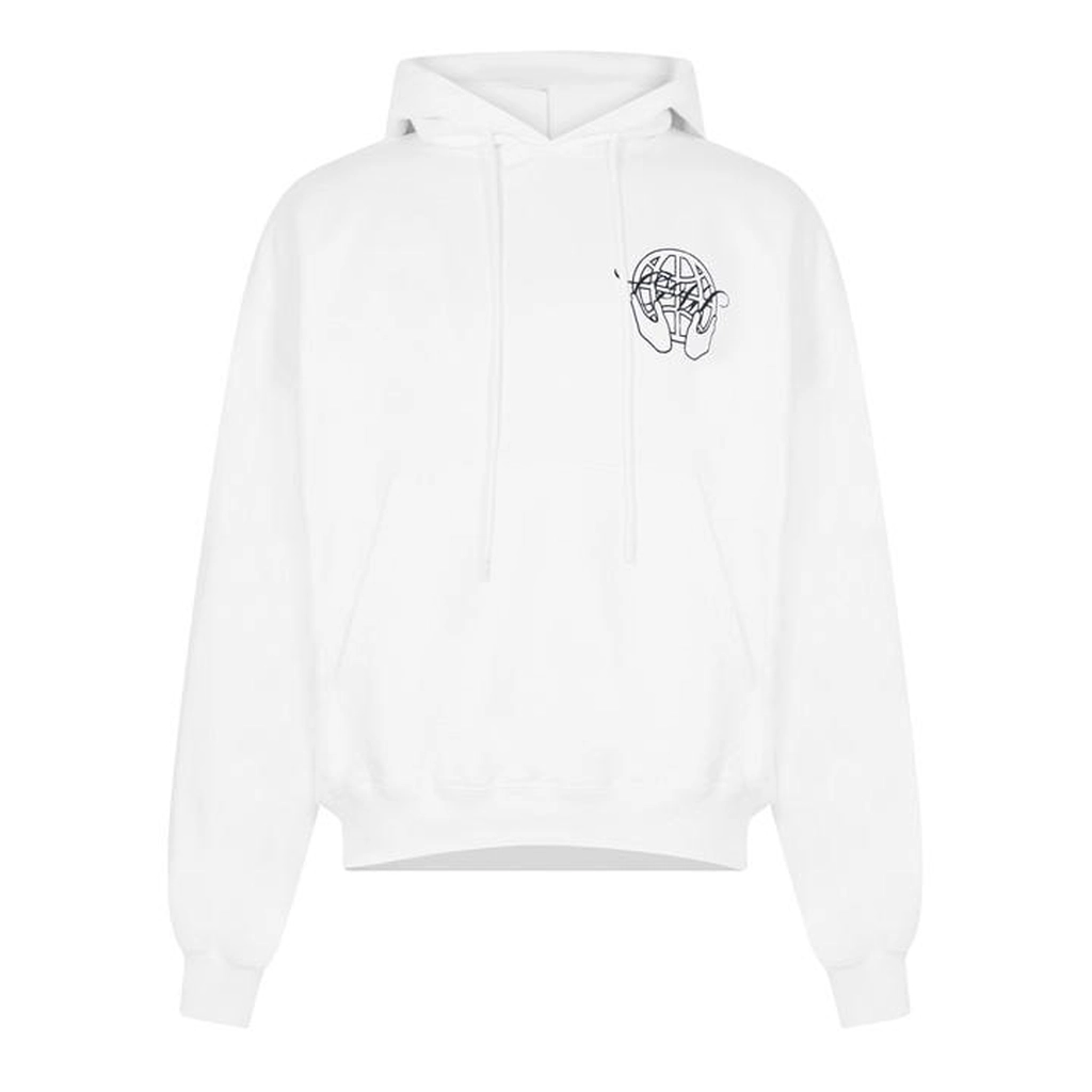Off White Hand Arrow Hoodie - Black